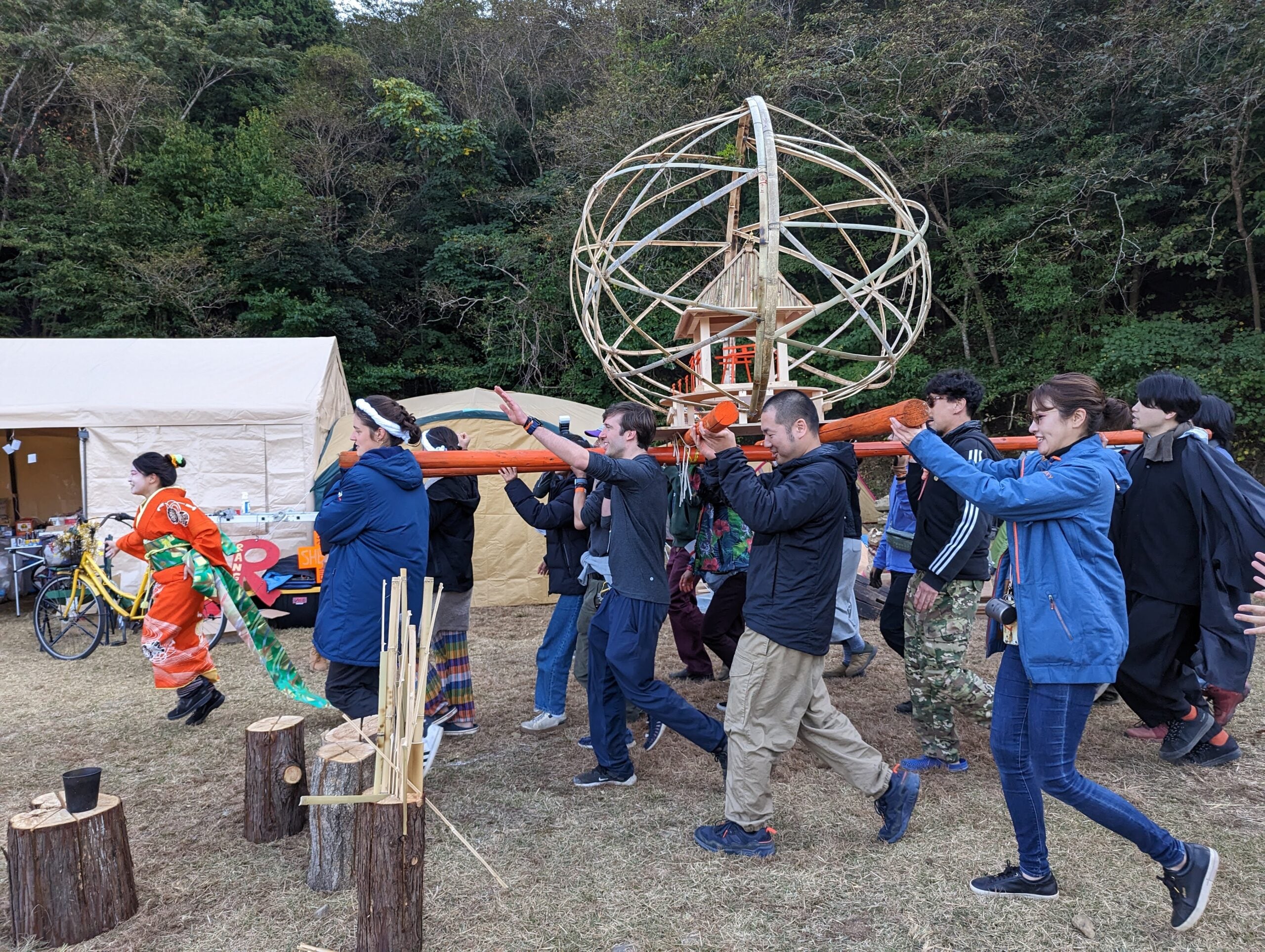 2022年11月5日、オートキャンプもぐら。